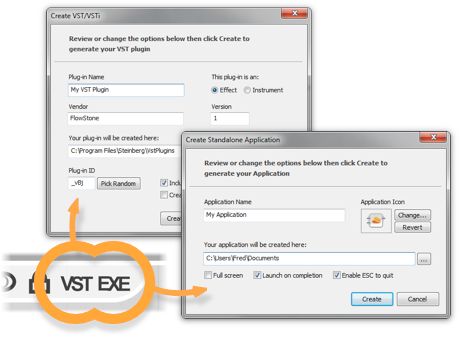 Export to EXE and VST